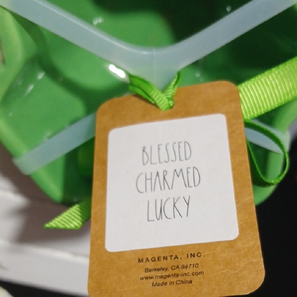 Rae Dunn Green Shamrock Bowls Set NWT - Picture 3 of 8